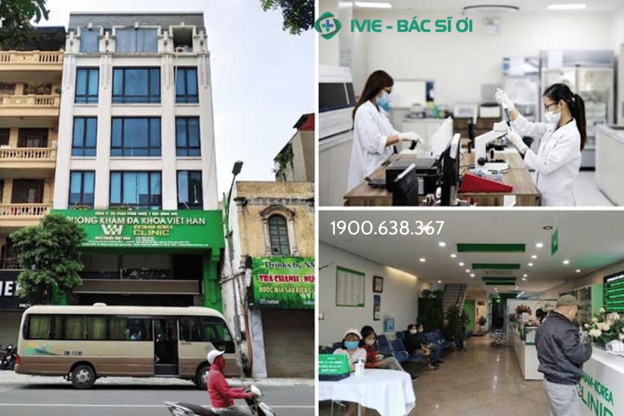 Phòng khám Việt Hàn địa chỉ khám sức khỏe tin cậy tại Phố Huế, Hai Bà Trưng