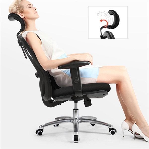 ghế văn phòng chân quỳ có cấu tạo đơn giản