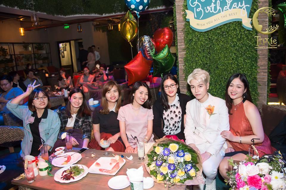 Trixie café and Lounge 165 Thái Hà- Quán café tổ chức sinh nhật ở Hà Nội nổi tiếng nhất