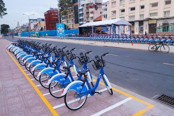 Hà Nội chuẩn bị vận hành trạm xe đạp công cộng